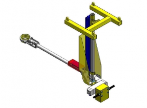 Suspended manipulator with a gripper
