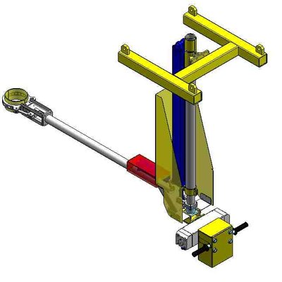 Suspended manipulator with a gripper